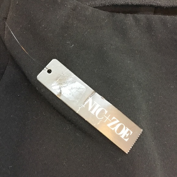 NIC+ZOE Women's Black Push The Pencil Skirt Size 18 NWT*Defects* Stretchy - Picture 9 of 9